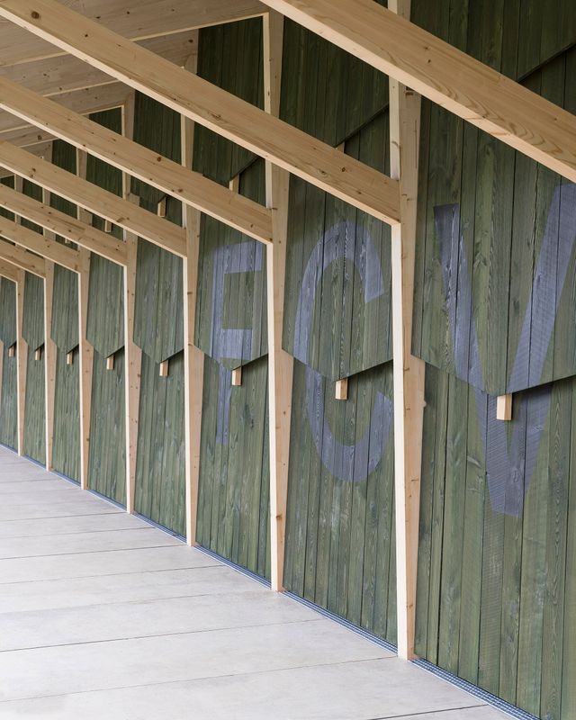 Infrastructures sportives de Daillens – © Matthieu Gafsou / LOCALARCHITECTURE