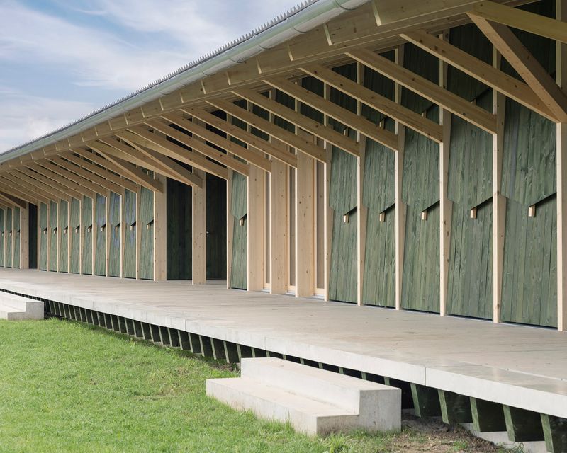 Infrastructures sportives de Daillens – © Matthieu Gafsou / LOCALARCHITECTURE