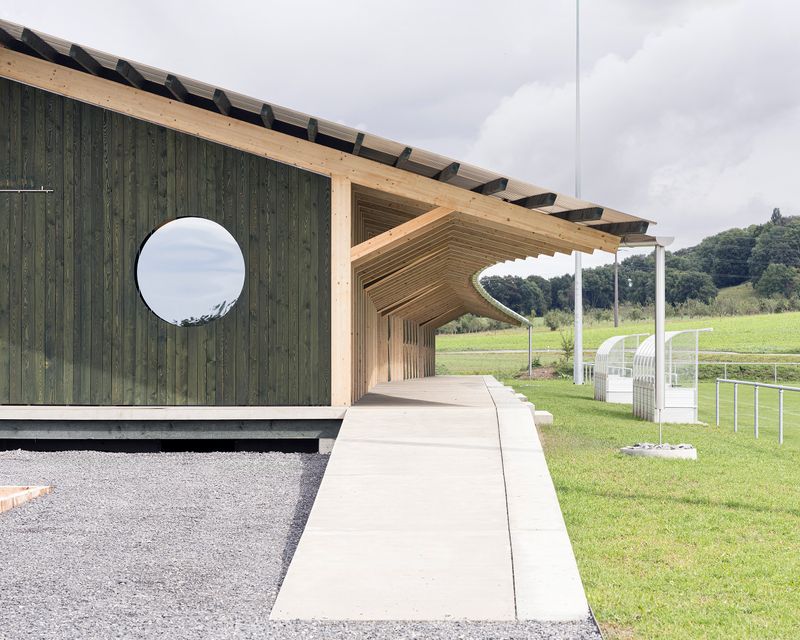 Infrastructures sportives de Daillens – © Matthieu Gafsou / LOCALARCHITECTURE