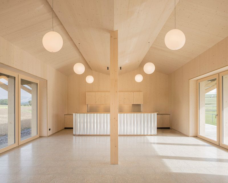 Infrastructures sportives de Daillens – © Matthieu Gafsou / LOCALARCHITECTURE