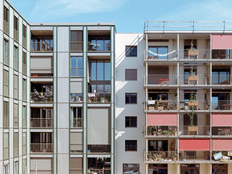 Étape 1 de l'écoquartier des Plaines-du-Loup – Façades des lots "SILL PPE" et "Ecopolis"  – Ville de Lausanne