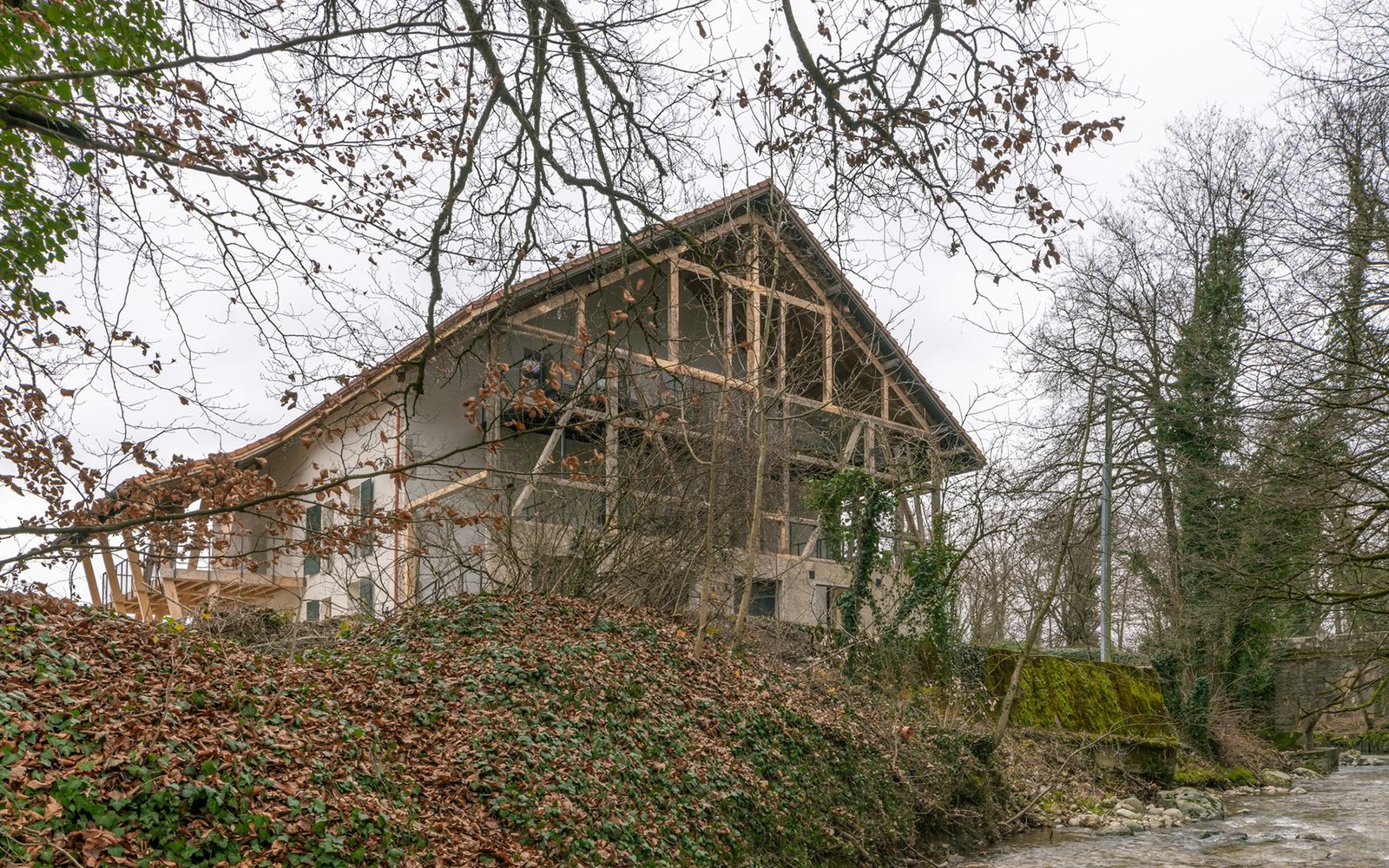 Transformation d'un moulin en logements