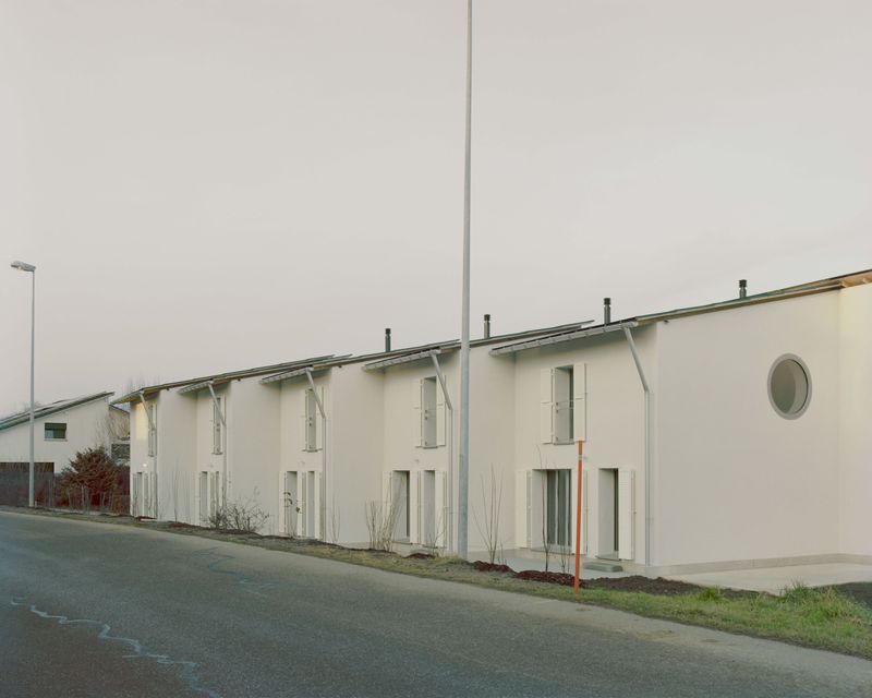 Cinq villas – Vue extérieure côté jardin – willem pab