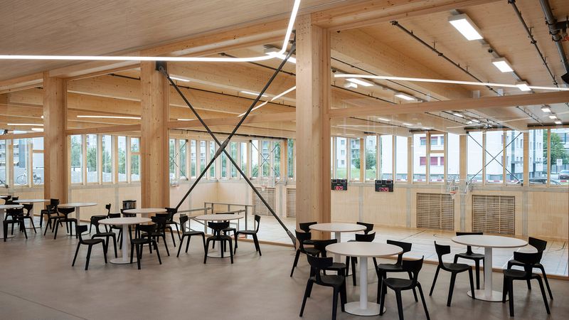 International School Rheintal (ISR), Buchs SG | Holzbau-Schulcampus 2023 – Kämpfen Zinke + Partner AG