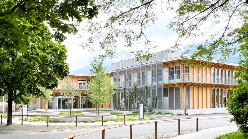 International School Rheintal (ISR), Buchs SG | Holzbau-Schulcampus 2023 – Kämpfen Zinke + Partner AG
