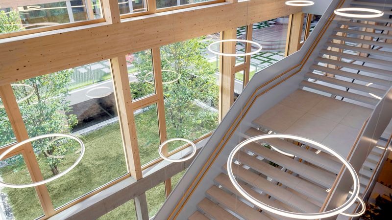 International School Rheintal (ISR), Buchs SG | Holzbau-Schulcampus 2023 – Kämpfen Zinke + Partner AG