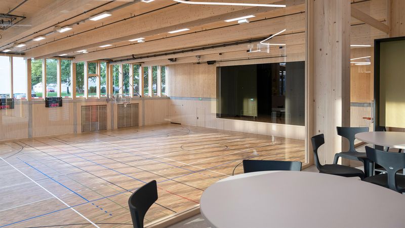 International School Rheintal (ISR), Buchs SG | Holzbau-Schulcampus 2023 – Kämpfen Zinke + Partner AG