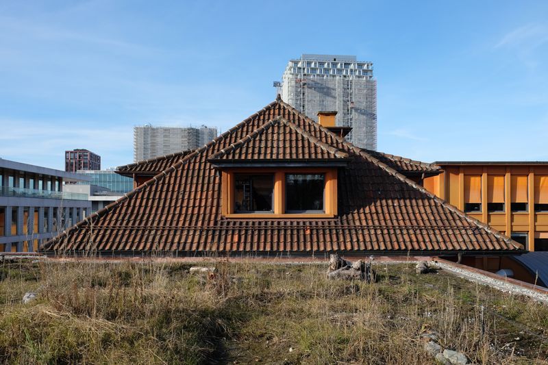 La Manufacture, studio de danse et théâtre – Toiture et permaculture – TRIBU architecture