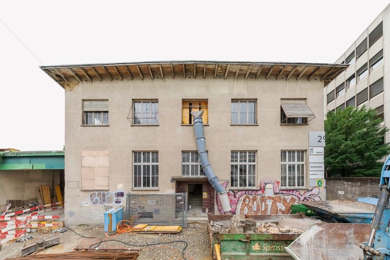 Werkhof 29 – Bestand vor der Aufstockung – 1942 wurde das Gebäude bereits um ein OG ergänzt  – Martin Zeller