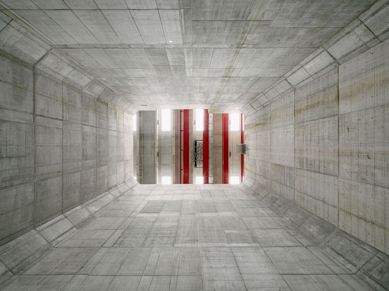 KVA Kebag Enova – Bunker Innenraum vor Inbetriebnahme – Bruno Augsburger