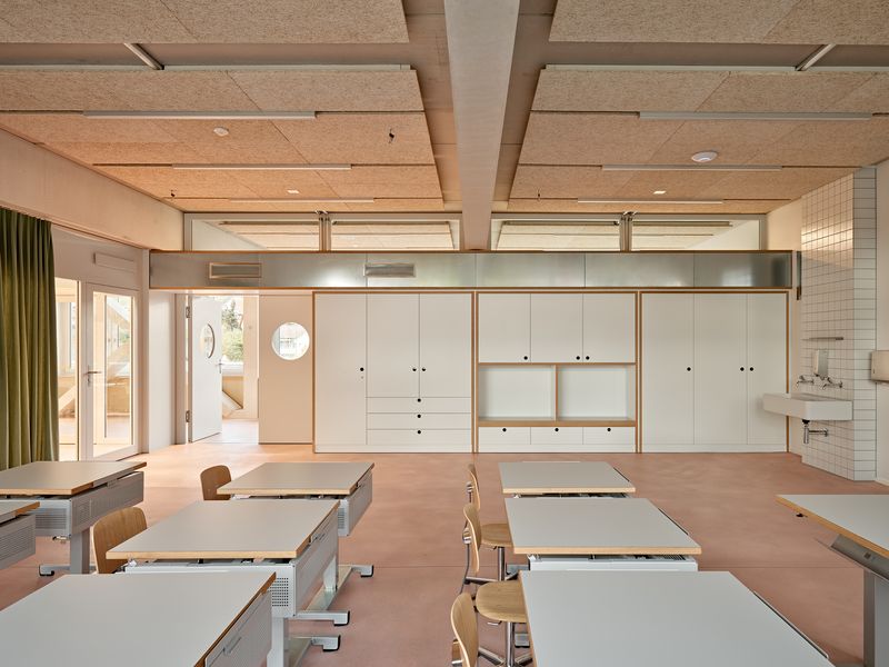 Neubau Schulhaus Bachtal – Schulzimmer – Roland Bernath