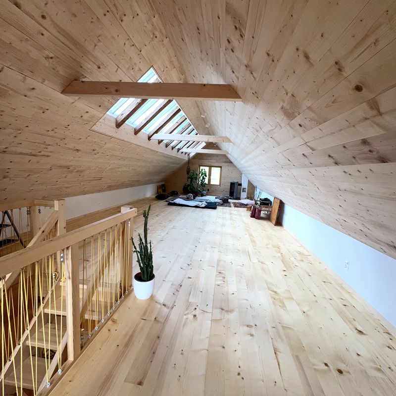 Genossenschaft Herzetappe 10, Grosshaushalt in 9 Wohneinheiten – Dachgeschoss – ©M. Wischnitzky