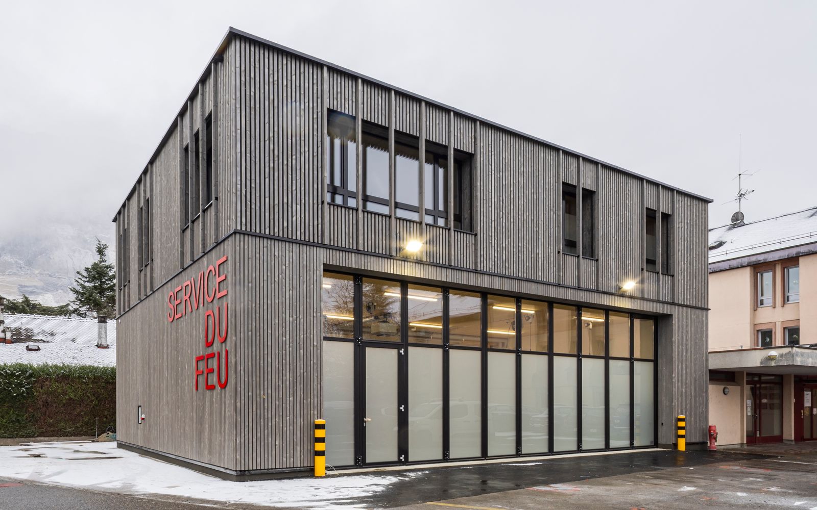 Transformation et agrandissement de la caserne des pompiers de la commune de Veyrier