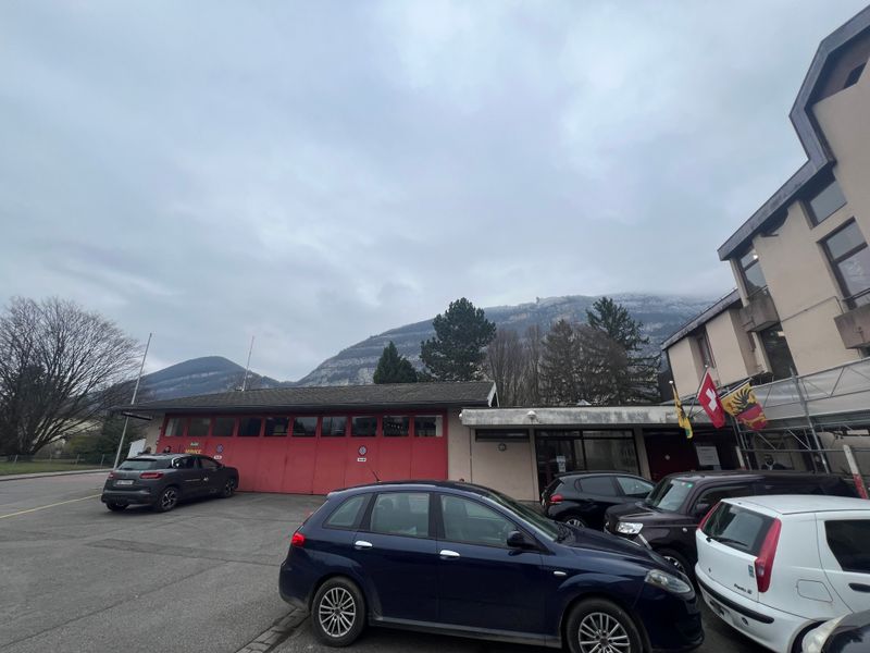 Transformation et agrandissement de la caserne des pompiers de la commune de Veyrier – Bâtiment avant travaux – Willi Ingénieurs SA
