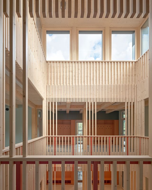 Erweiterung Schulanlage Muoshof Malters – Innenhof Nord – Roland Bernath