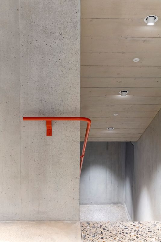 Fotomuseum Winterthur – Schnittstelle Alt/Neu - Treppe zur Garderobe – Lucas Peters