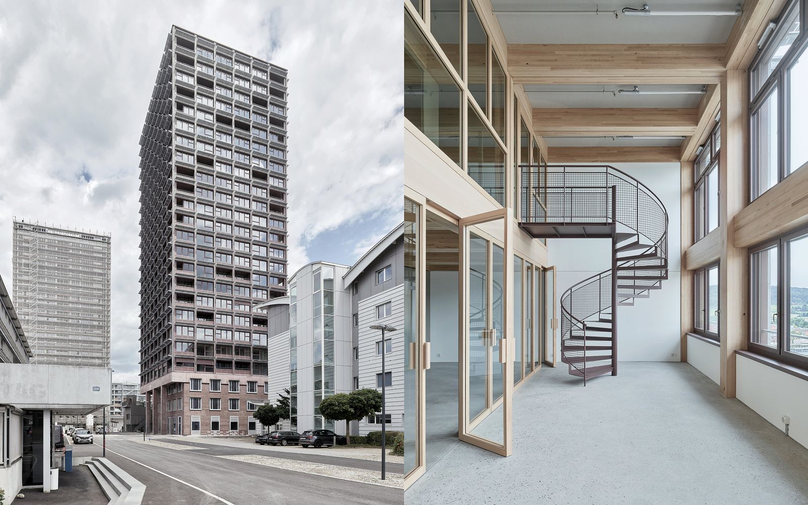 Holz-Hybrid-Hochhaus H1, Zwhatt Areal