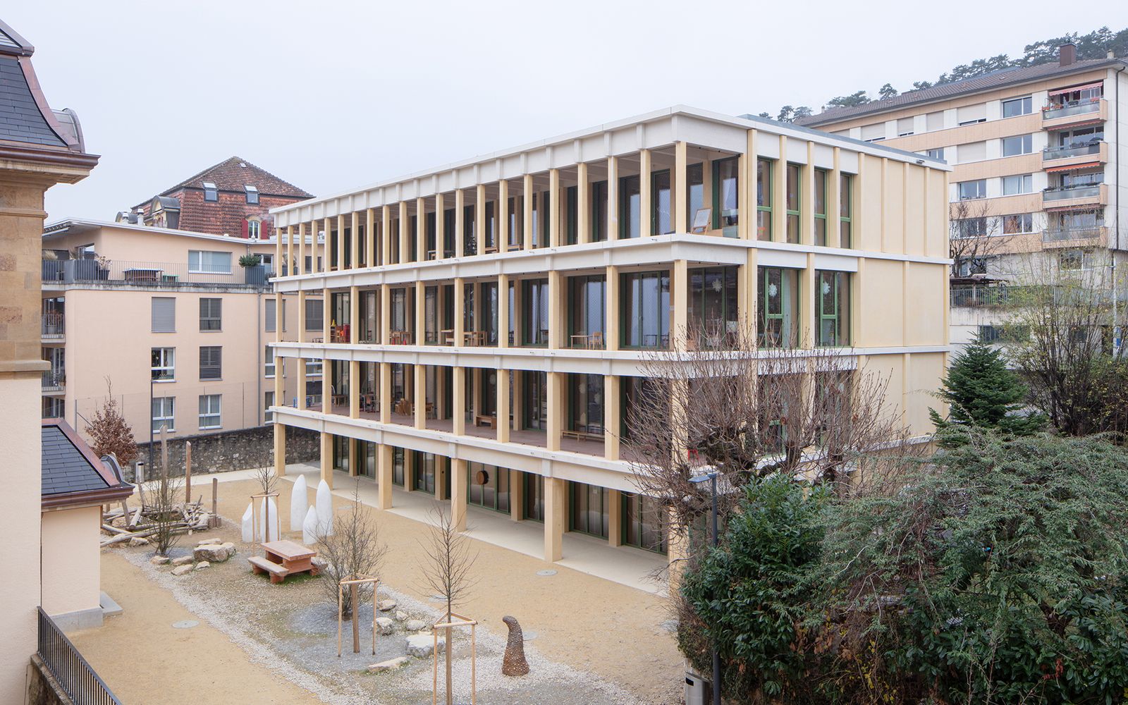 Extension du Collège des Parcs et salles de sport