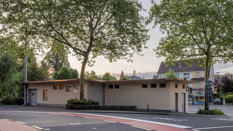 Revitalisierung Betriebsgebäude Eichhof Luzern – Aussenansicht West – Philipp Mächler