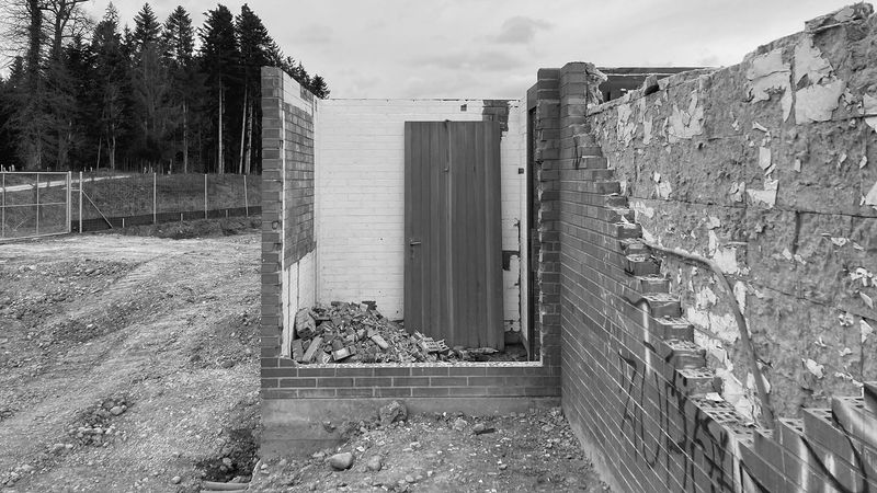 Rastplatz Chölfeld – Rückbau - Demontage Backsteine – Kocher Minder Architekten