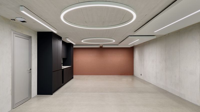 Erweiterung Werkhof Worbboden – Gemeinschafts- und Pausenraum im 1. Obergeschoss – Thomas Telley