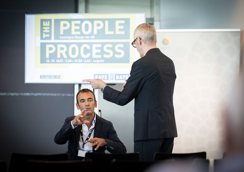 Progettare l'inclusione - Concevoir l'inclusion  - Inklusion gestalten – Conférence 2023 - Débat – inclusione andicap ticino - Centro di Competenza Design for All Svizzera