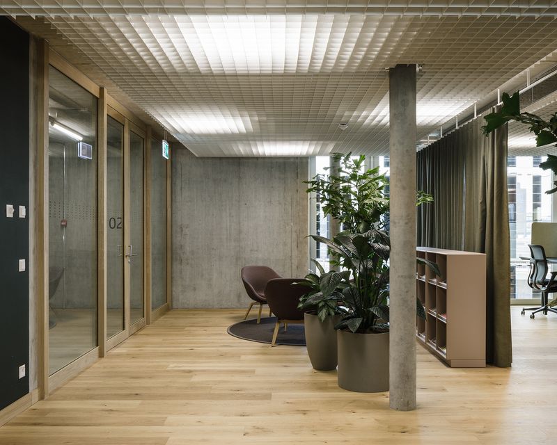 Hauptsitz Energie 360°, Zürich – Auftakt Bürozone – ©Daisuke Hirabayashi