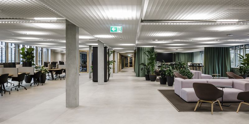 Hauptsitz Energie 360°, Zürich – Begegnungszone – ©Daisuke Hirabayashi