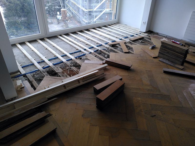 PPE de l'Orangerie – Récupération des parquets et du maximum de substance existante – Atelier d'architecture Lutz Associés Sàrl