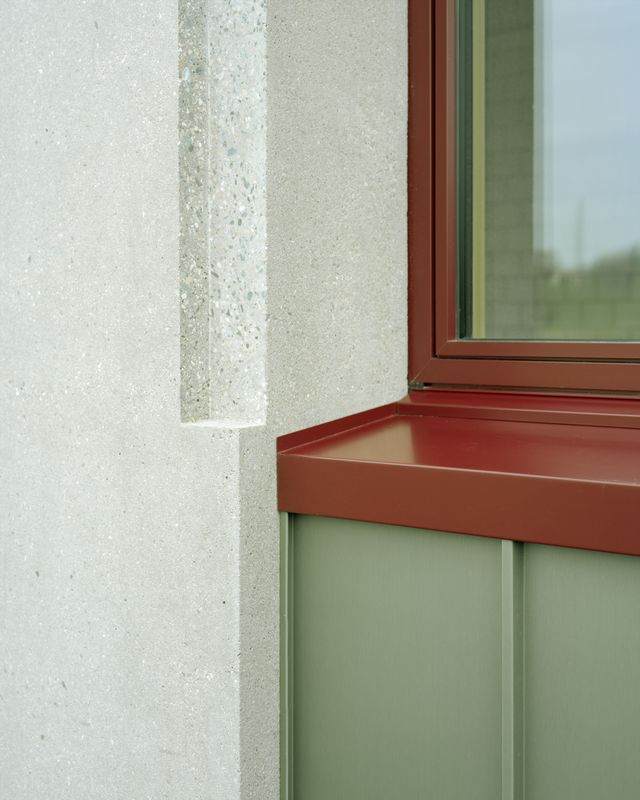 Immeuble à usage mixte à Forel (Lavaux) – Détail de façade – Rasmus Norlander